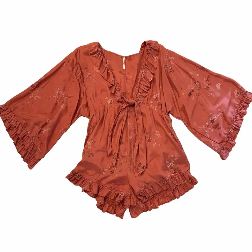 Free People Dance All Night Romper Size M